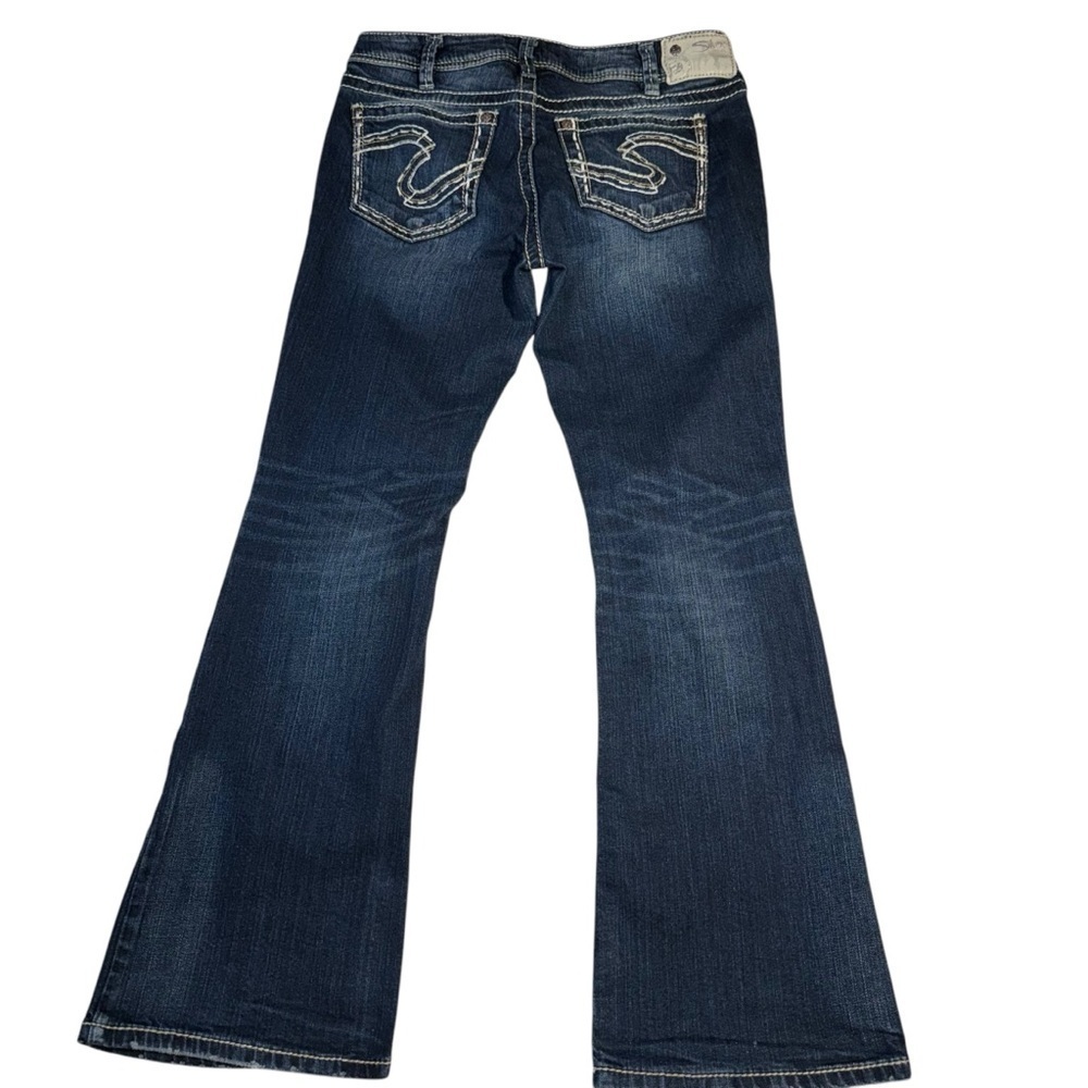 Silver SUKI Jeans Women’s Blue 30X30 (actual) Denim Flare Leg Med Rise
